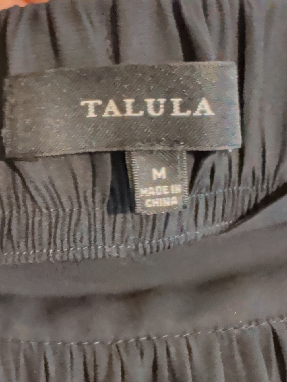 ARITZIA talula black hi-low midi skirt - size medium - Picture 2 of 9